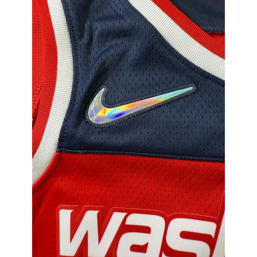 Nike Washington Wizards NBA Dri Fit Swingman Icon Jersey Mens Red White Blue Med